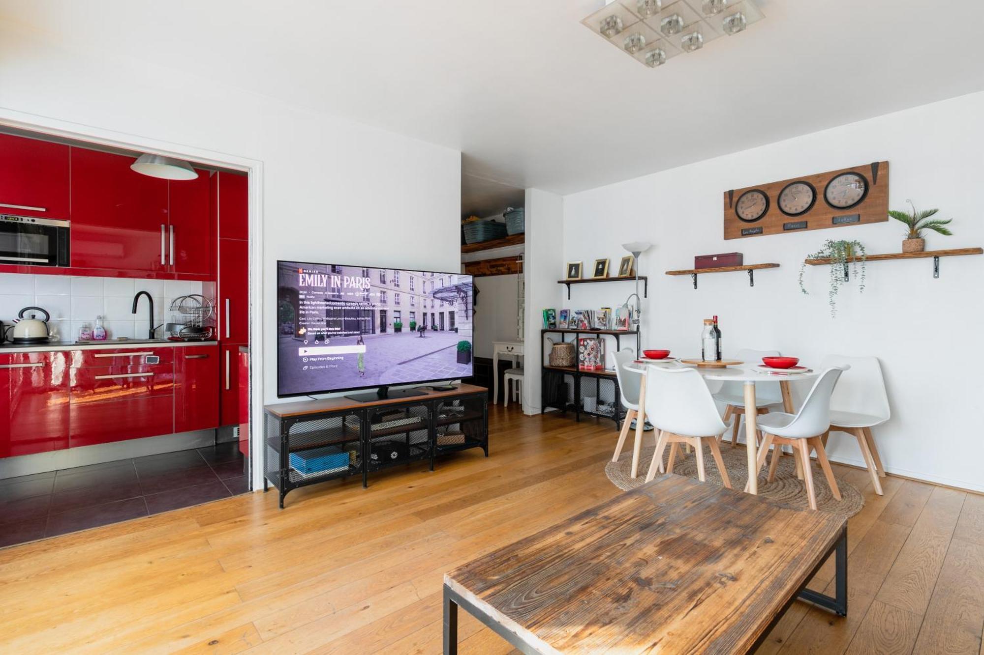 Transports, Parking, A/C & Equipped For Long Stays Saint-Ouen  Exterior foto